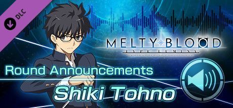 Game cover: Melty Blood: Type Lumina - Shiki Tohno Round Announcements