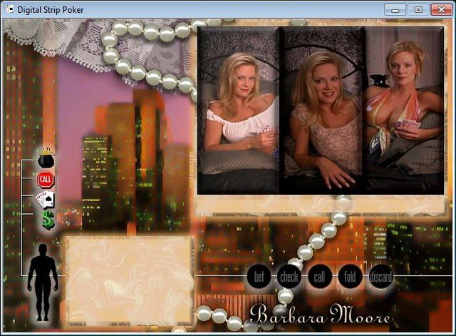Game cover: Digital Strip Poker featuring Barbara Moore