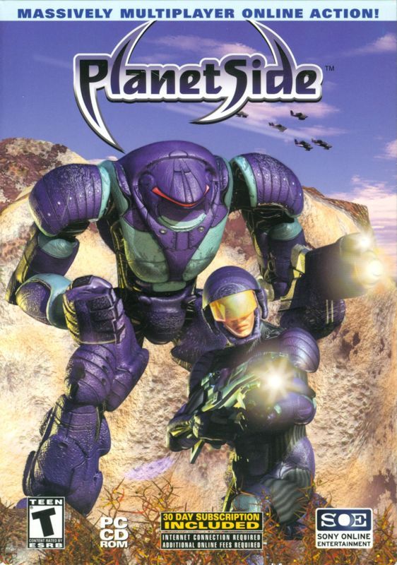 Game cover: PlanetSide