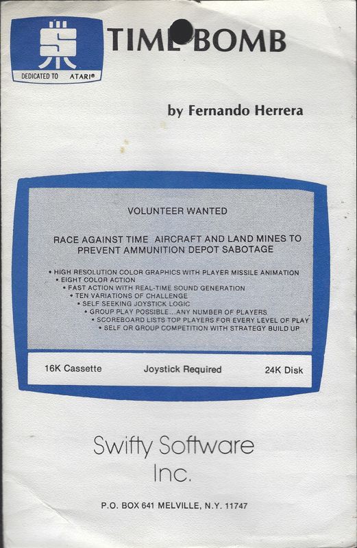 Game cover: Time Bomb