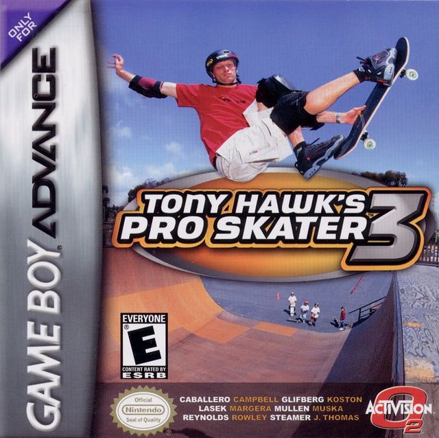 Game cover: Tony Hawk's Pro Skater 3