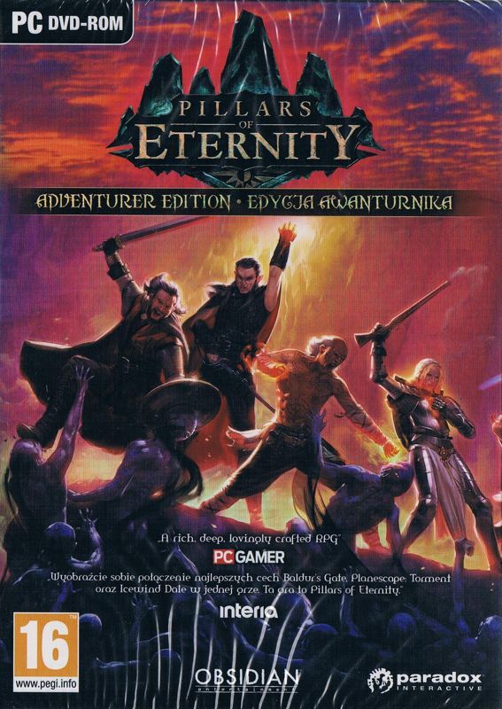 Game cover: Pillars of Eternity (Adventurer Edition)