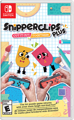Game cover: Snipperclips Plus: Cut it out, together!