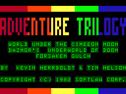 Game cover: Adventure Trilogy