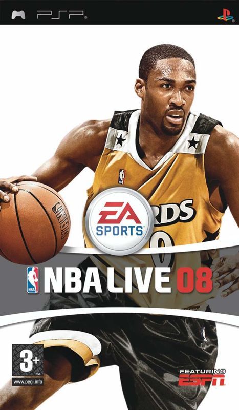 Game cover: NBA Live 08