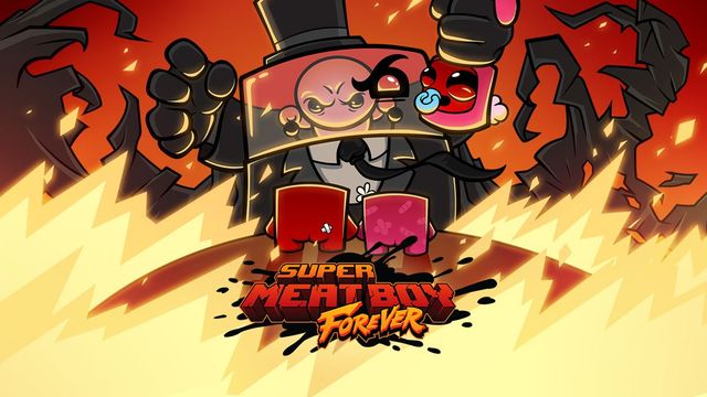 Game cover: Super Meat Boy Forever