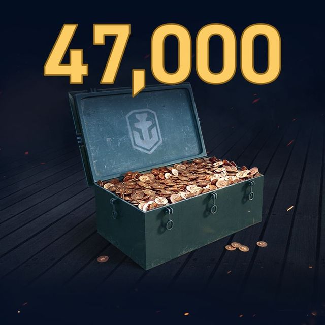 Game cover: World of Warships: Legends - 47,000 Doubloons