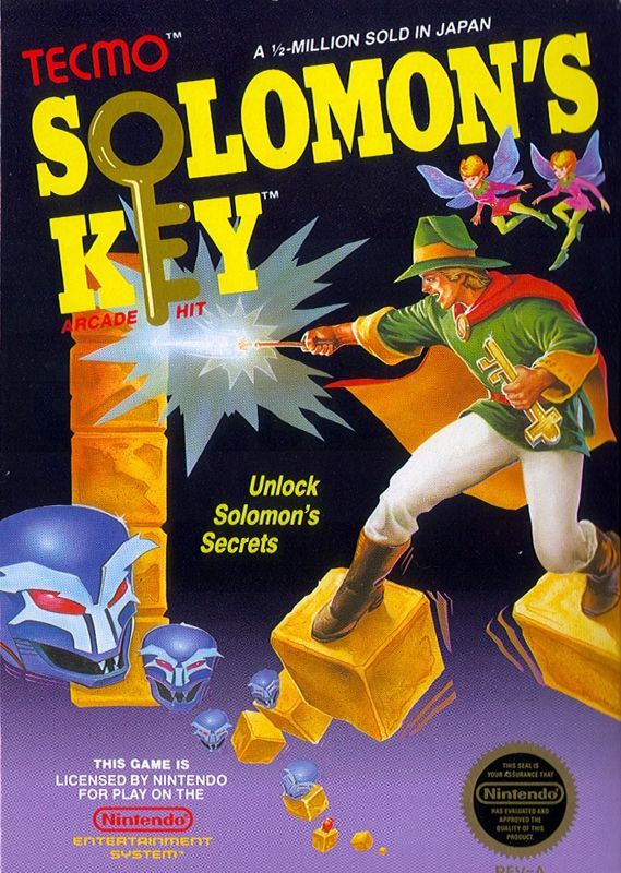Game cover: Solomon's Key