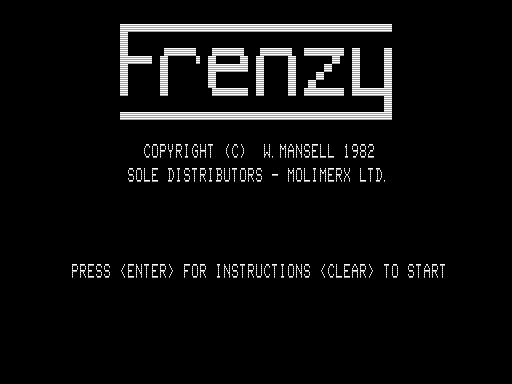 Game cover: Frenzy