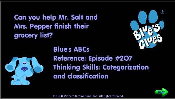Game cover: Blue's Clues: Blue's ABCs