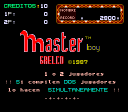 Game cover: Master Boy