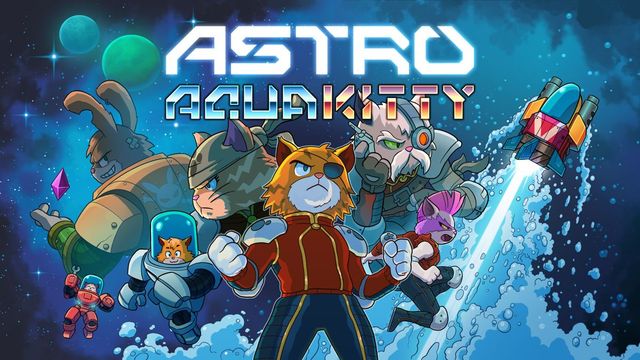 Game cover: Astro Aqua Kitty