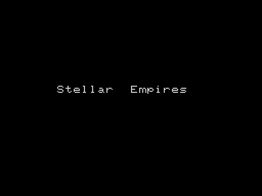 Game cover: Stellar Empires