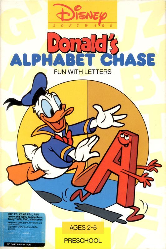 Game cover: Donald's Alphabet Chase