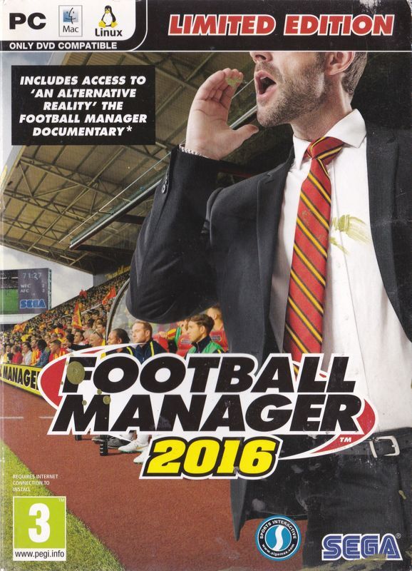 Game cover: Football Manager 2016 (Limited Edition)