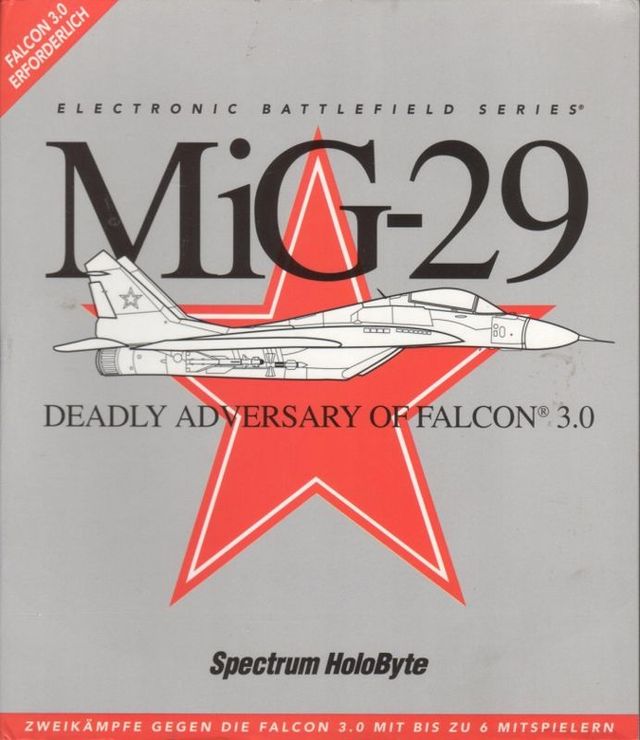 Game cover: MiG-29: Deadly Adversary of Falcon 3.0