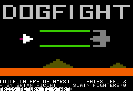 Game cover: Dogfighters of Mars