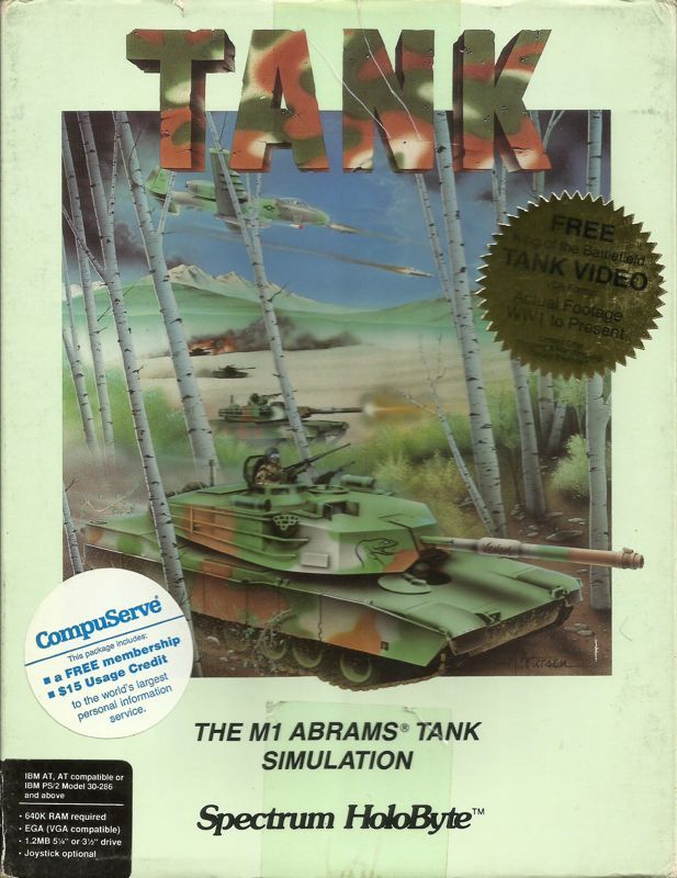 Game cover: Tank: The M1A1 Abrams Battle Tank Simulation