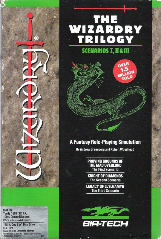 Game cover: The Wizardry Trilogy: Scenarios I, II & III