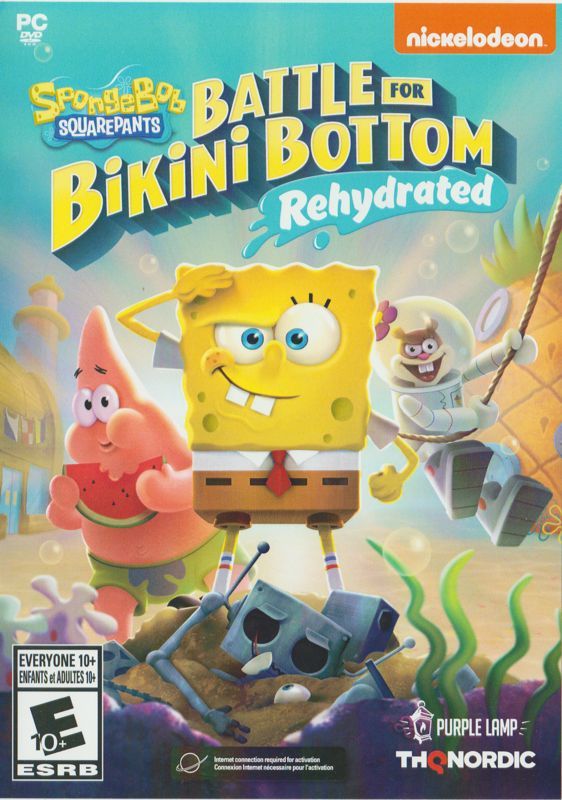 Game cover: SpongeBob SquarePants: Battle for Bikini Bottom - Rehydrated