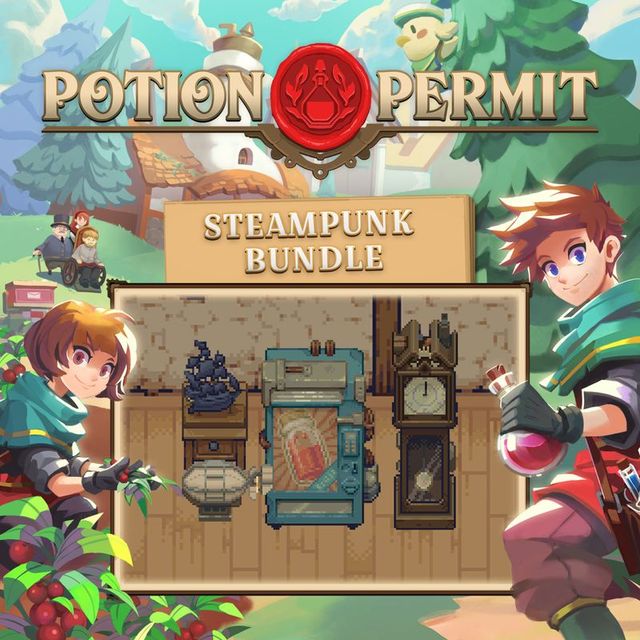 Game cover: Potion Permit: Steampunk Bundle