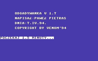 Game cover: Odgadywanka