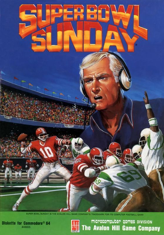 Game cover: Super Bowl Sunday