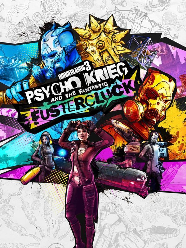 Game cover: Borderlands 3: Psycho Krieg and the Fantastic Fustercluck
