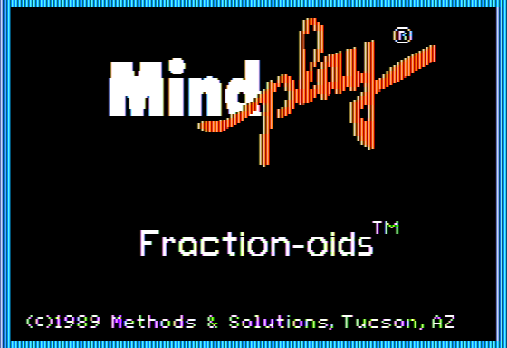 Game cover: Fraction-oids