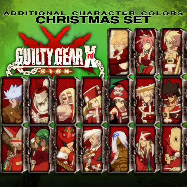 Game cover: Guilty Gear Xrd: -Sign- - Character Colors: Christmas Set