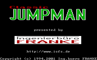 Game cover: Classic Jumpman
