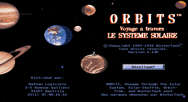 Game cover: Orbits