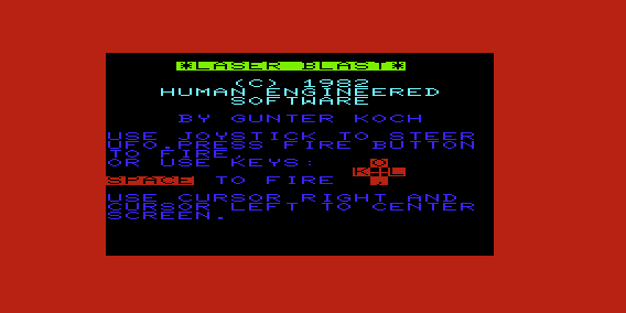 Game cover: Laser Blast