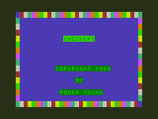 Game cover: Checkers
