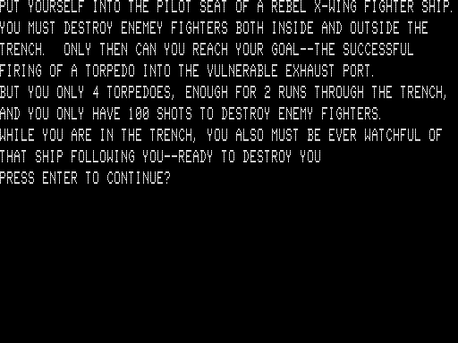 Game cover: X-Wing Fighter II