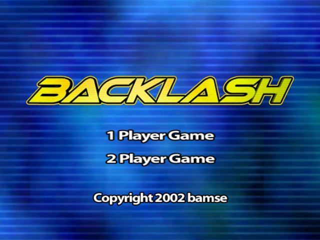 Game cover: Backlash