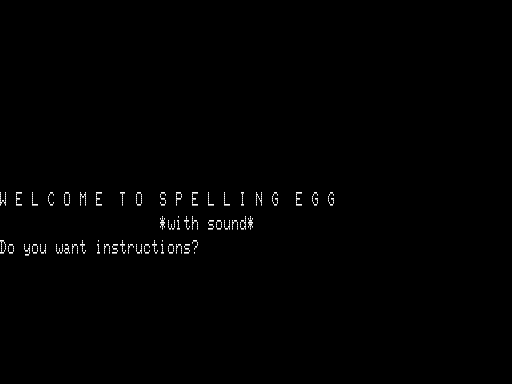 Game cover: Spelling Egg