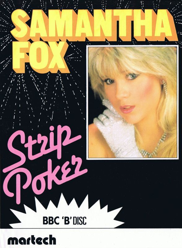 Game cover: Samantha Fox Strip Poker