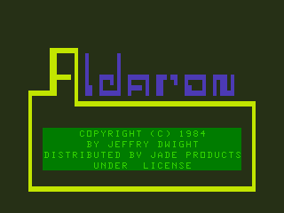 Game cover: Aldaron
