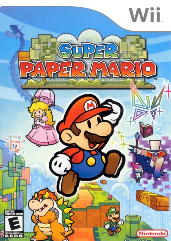 Game cover: Super Paper Mario