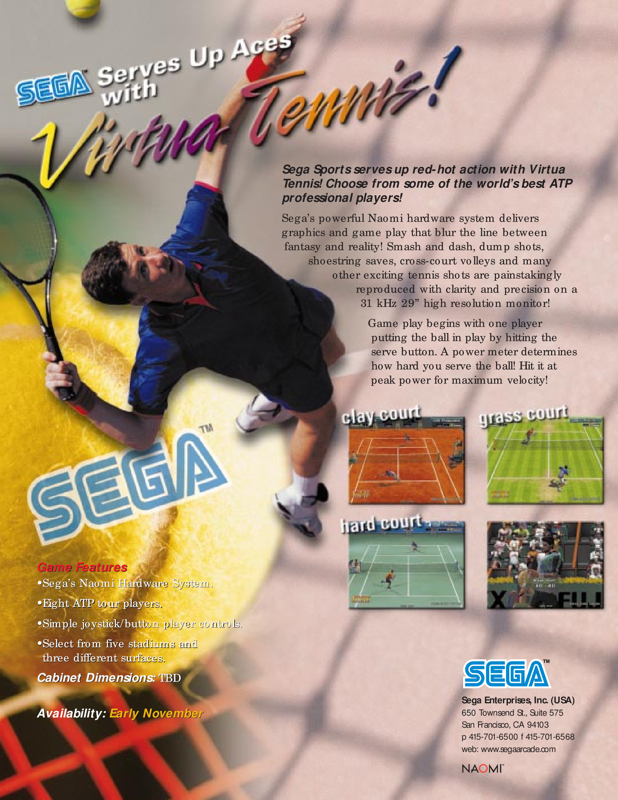 Game cover: Virtua Tennis