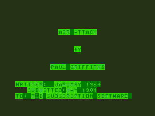 Game cover: Air Attack
