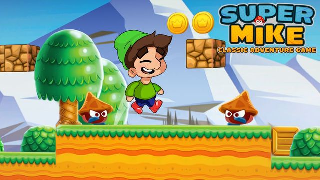 Game cover: Super Mike: Classic Adventure Game