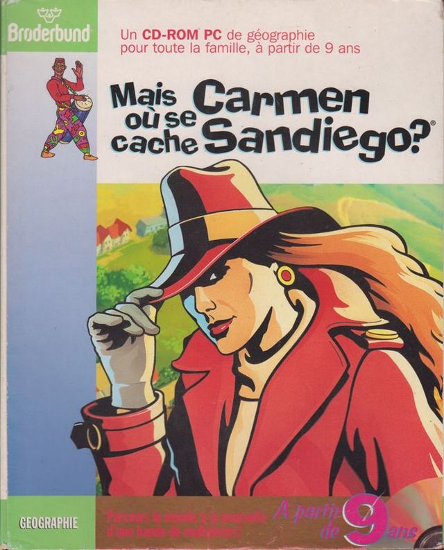 Game cover: Where in the World is Carmen Sandiego? (CD-ROM)