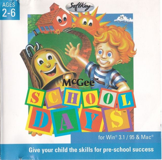Game cover: McGee School Days