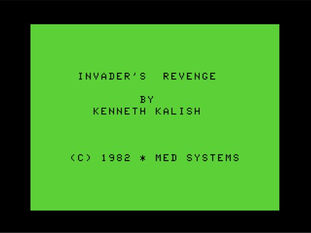 Game cover: Invaders Revenge