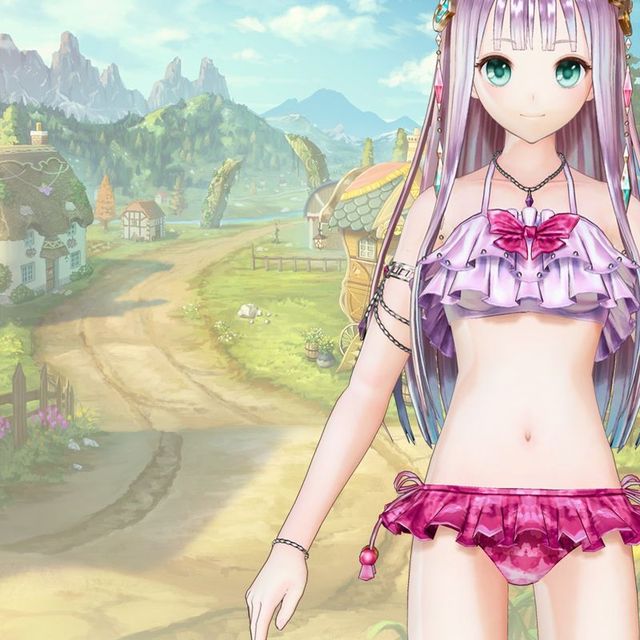 Game cover: Atelier Lulua: The Scion of Arland - Lulua's Swimsuit "Bright Butterfly"