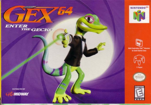 Game cover: Gex: Enter the Gecko