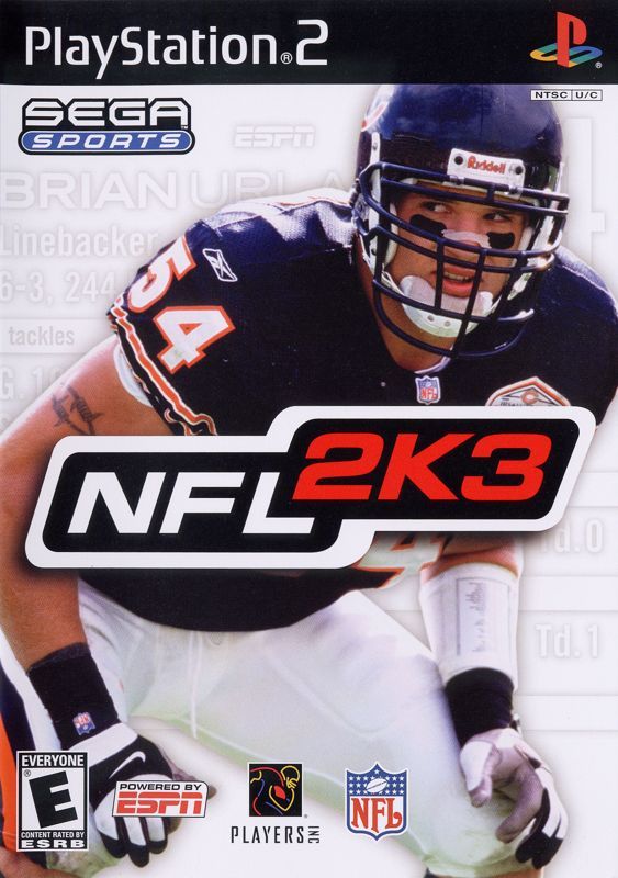 Game cover: NFL 2K3