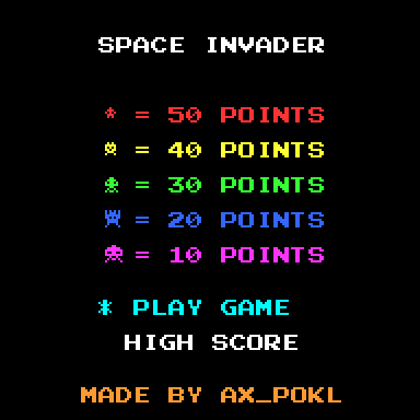 Game cover: Space Invader